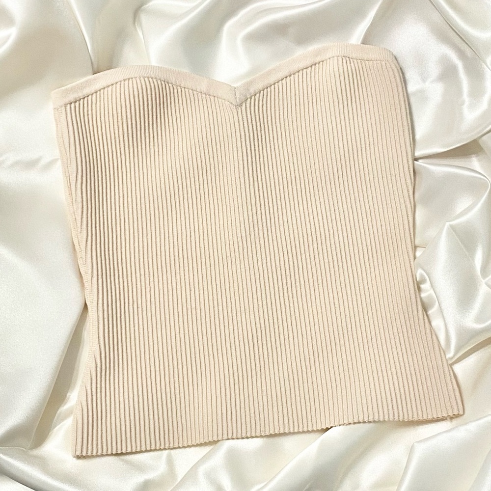 Babaton Olaf XS Sweetheart Strapless Top